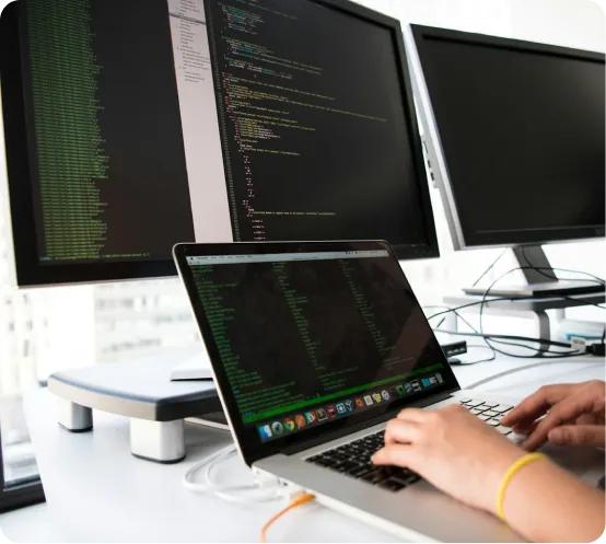 a developer at work