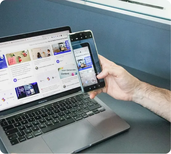 testing on laptop and phone