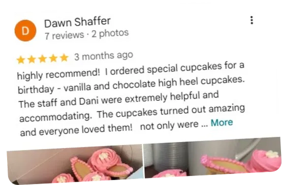 a customer review