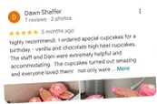 a customer review