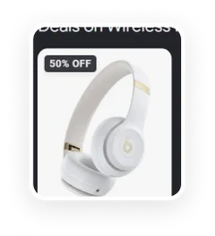 a Google Shopping listing