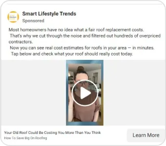 a real ad (Meta Ad Library)