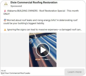 a real ad (Meta Ad Library)