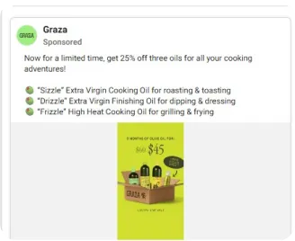 a real product ad (Meta Ad Library)