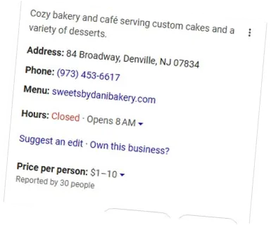 business details