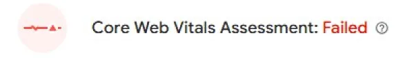 Core Web Vitals assessment