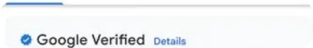 the Google Verified badge