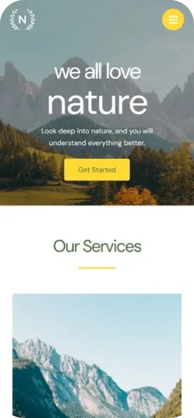the same site on mobile