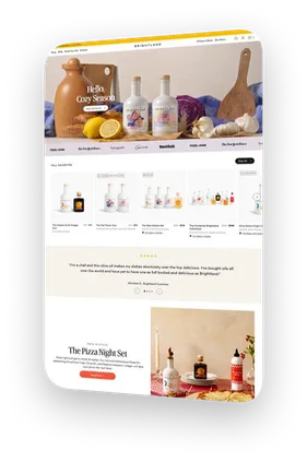 Website design: brightland