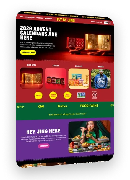 Website design: fly