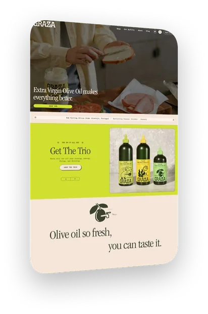 Website design: graza