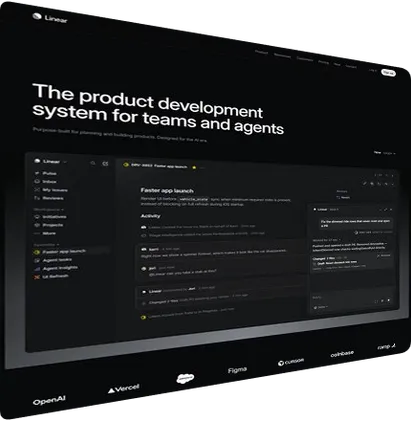 Website design: linear